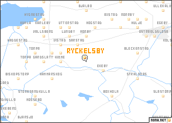 map of Ryckelsby