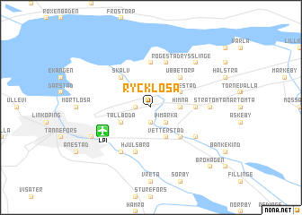map of Rycklösa