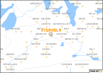 map of Rydaholm