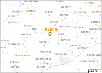 map of Rydan\