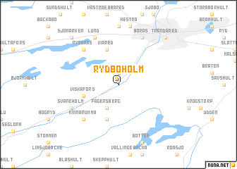 map of Rydboholm