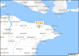 map of Ryde