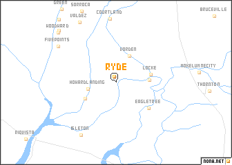 map of Ryde
