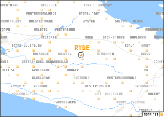 map of Ryde