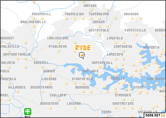 map of Ryde