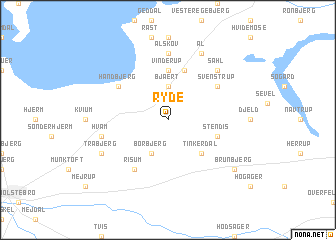 map of Ryde