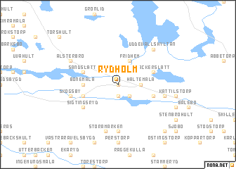 map of Rydholm