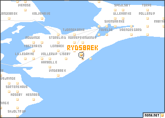 map of Rydsbæk