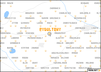 map of Rydułtowy