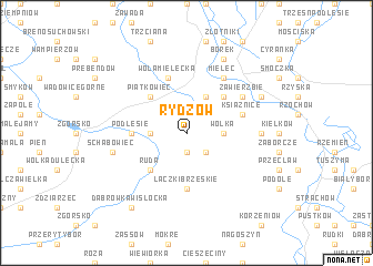 map of Rydzów