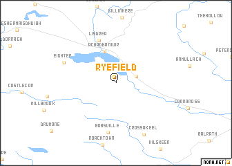 map of Ryefield