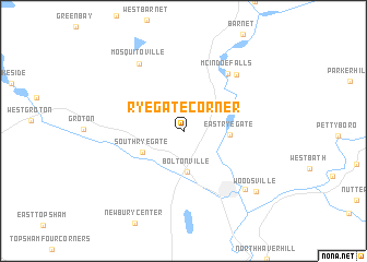 map of Ryegate Corner