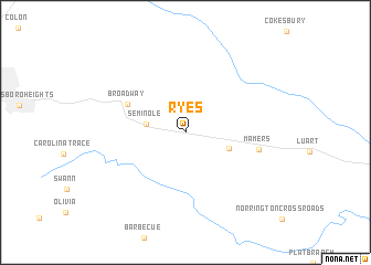 map of Ryes