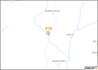 map of Rye