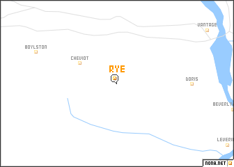 map of Rye