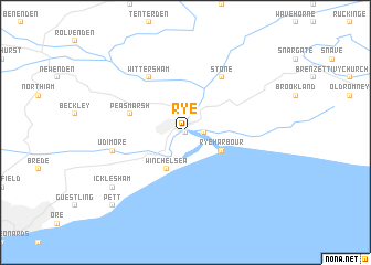map of Rye