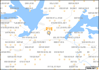 map of Rye