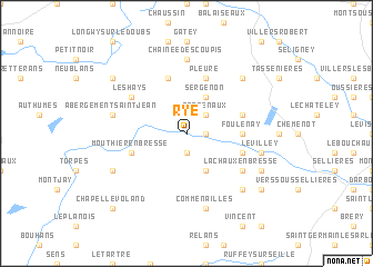 map of Rye