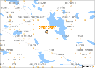 map of Ryggåsen