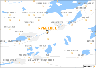 map of Ryggebol