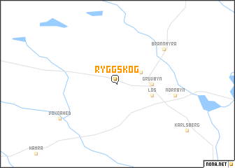 map of Ryggskog