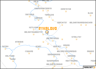 map of Rykalovo