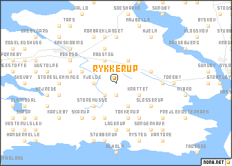 map of Rykkerup