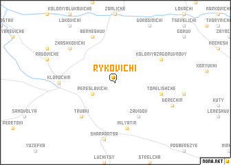 map of Rykovichi