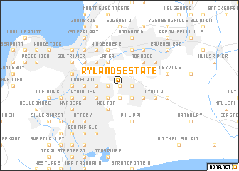 map of Rylands Estate