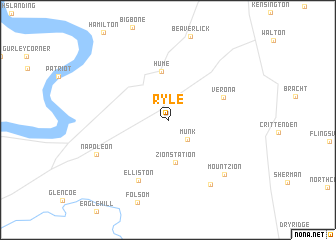 map of Ryle