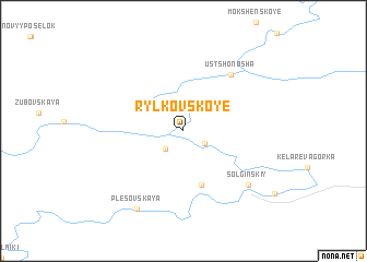 map of Rylkovskoye