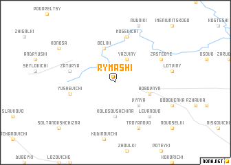 map of Rymashi