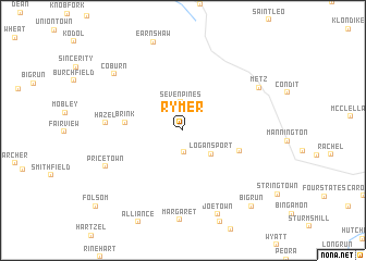 map of Rymer