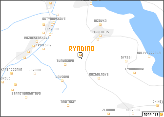 map of Ryndino