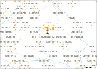 map of Rýnek