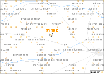 map of Rynek