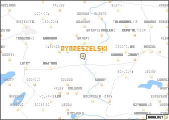 map of Ryn Reszelski