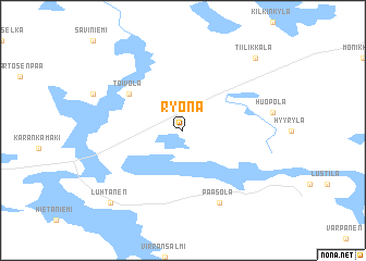 map of Ryönä