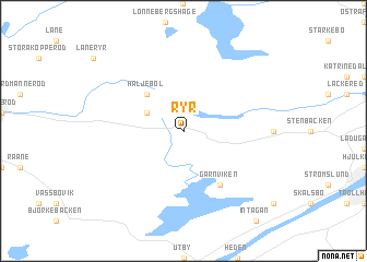 map of Ryr