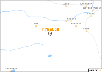 map of Rysel\