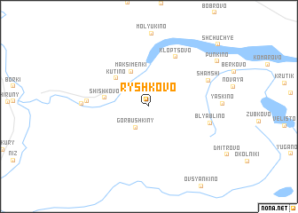 map of Ryshkovo