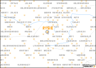 map of Rysie