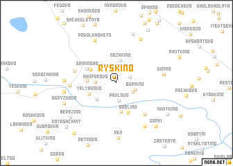 map of Ryskino