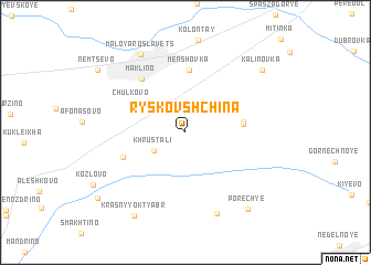map of Ryskovshchina