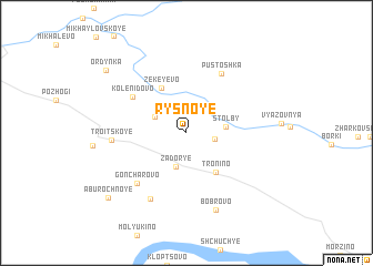 map of Rysnoye