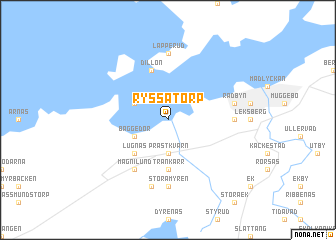 map of Ryssatorp