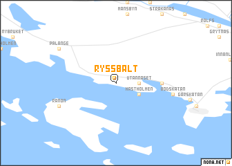 map of Ryssbält