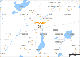 map of Ryssby