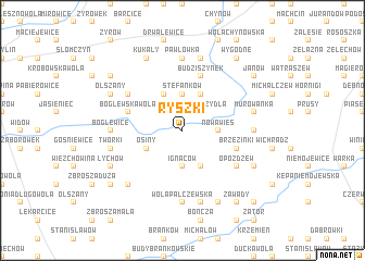 map of Ryszki