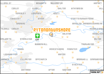 map of Ryton on Dunsmore